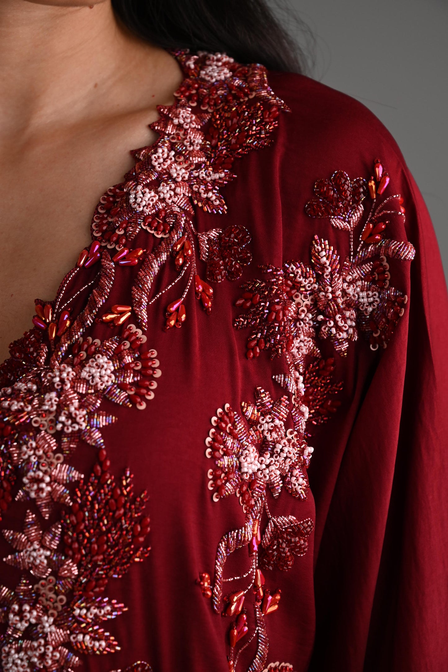 Crimson Majesty Caftan