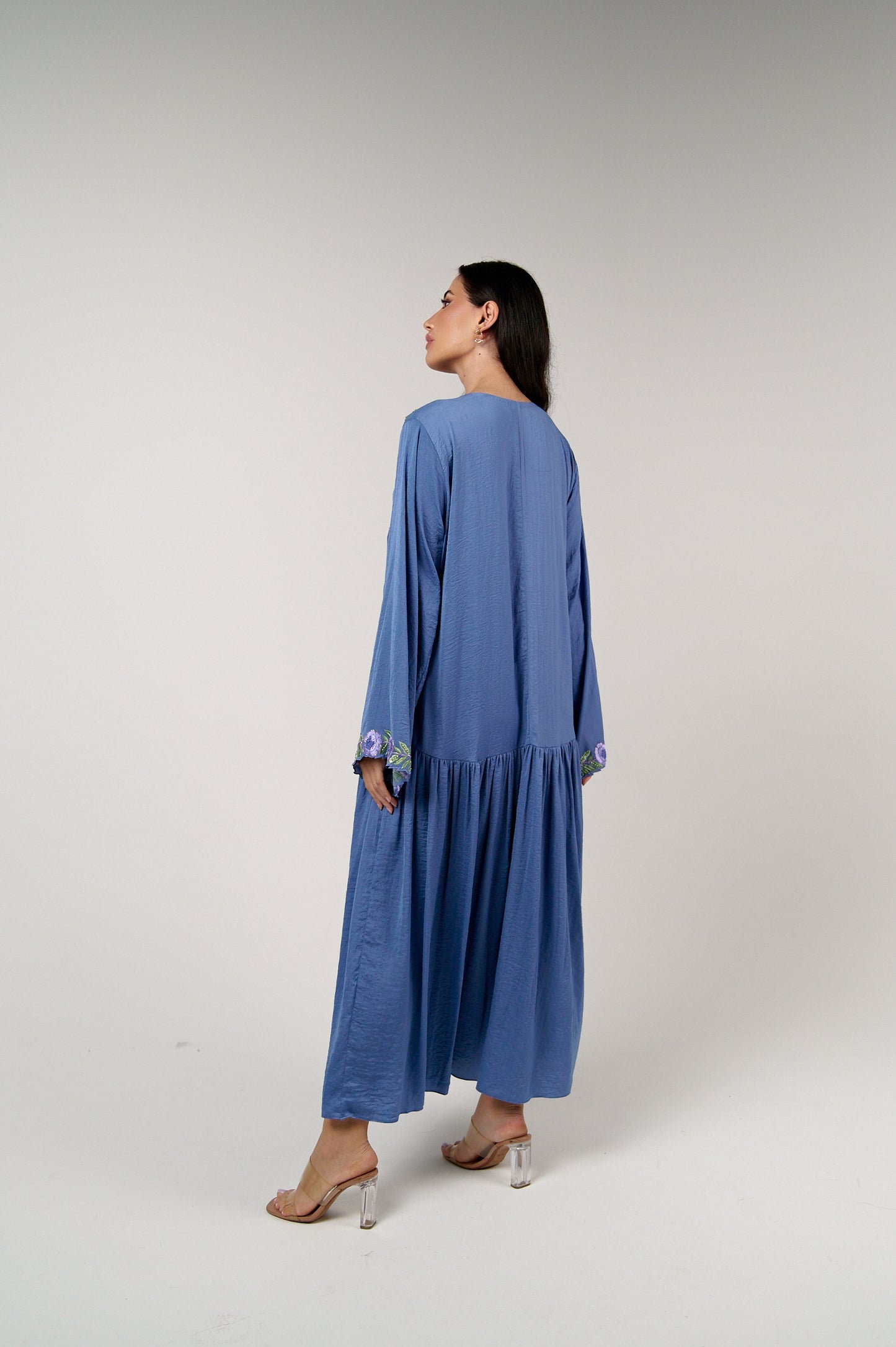 Purple Petals Caftan