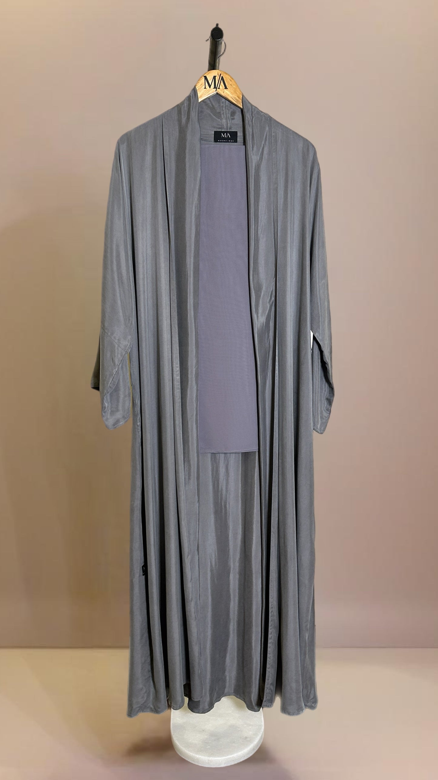 Silver Haze Abaya