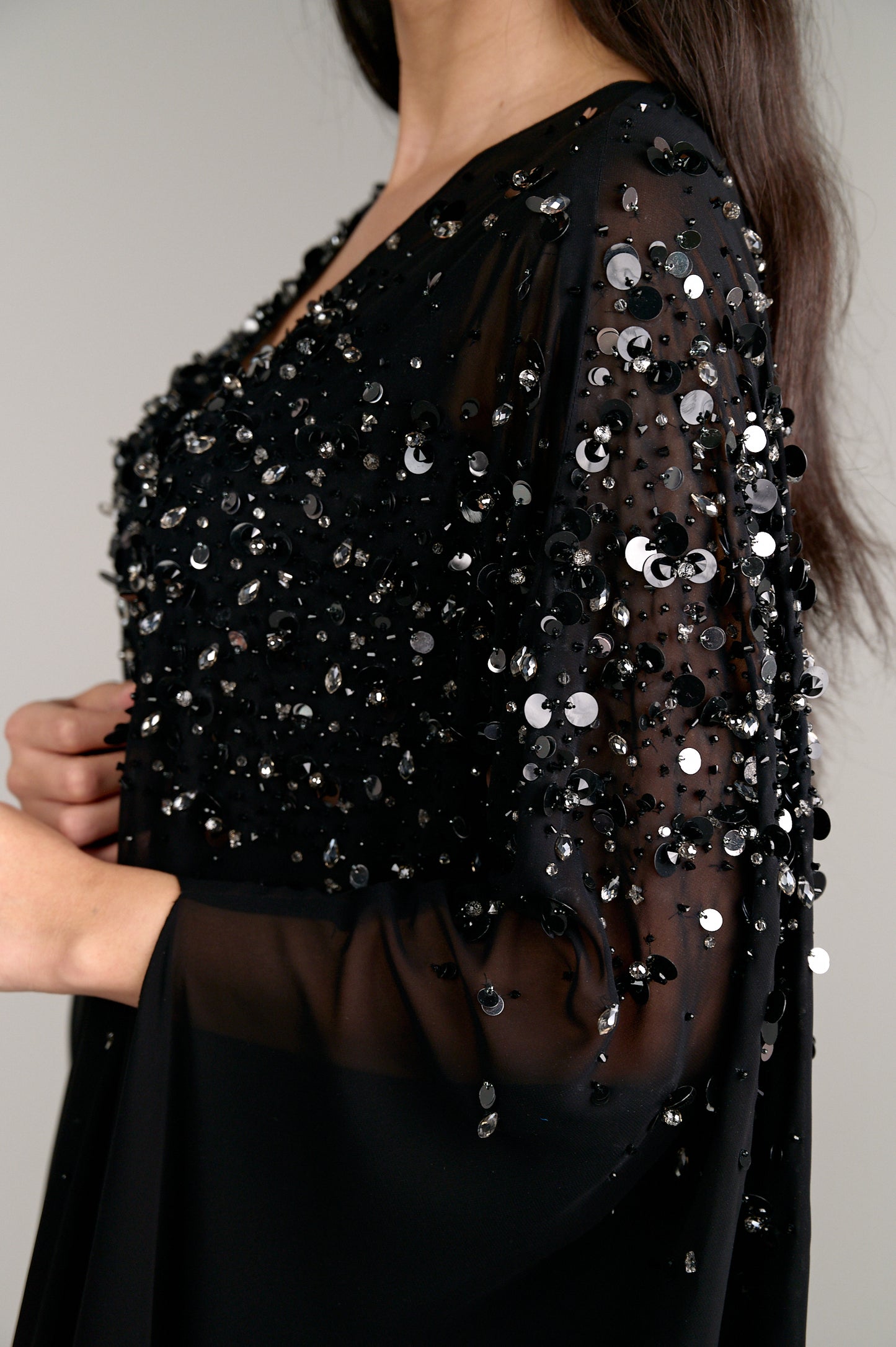 Starlit Veil Abaya