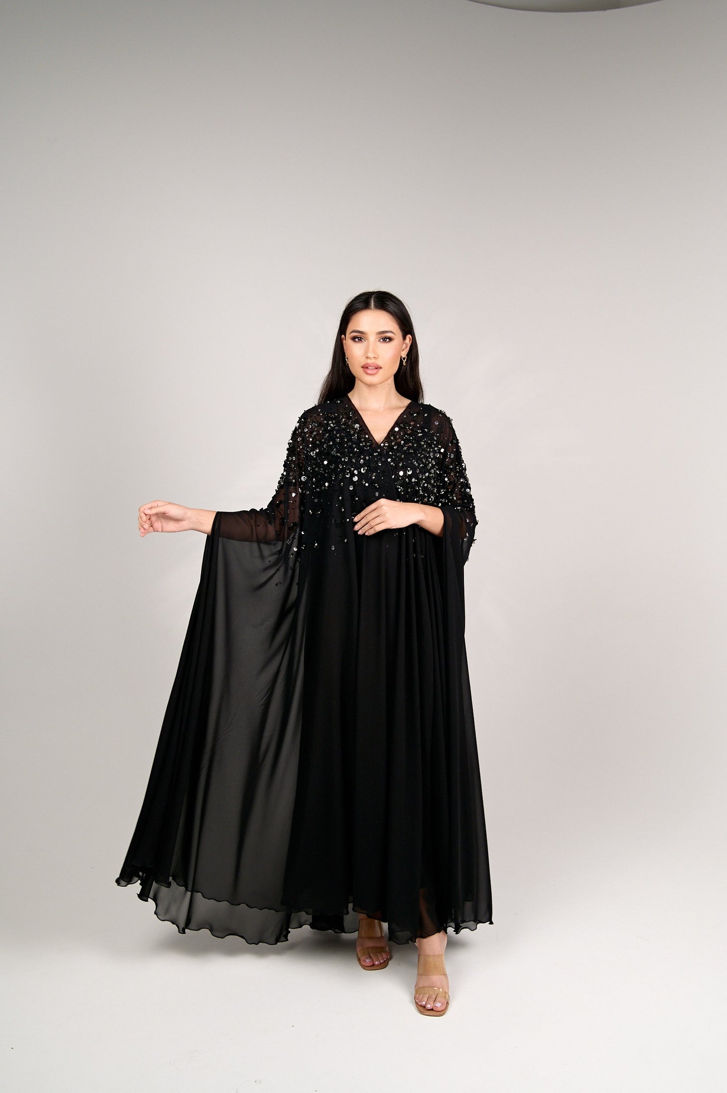 Starlit Veil Abaya