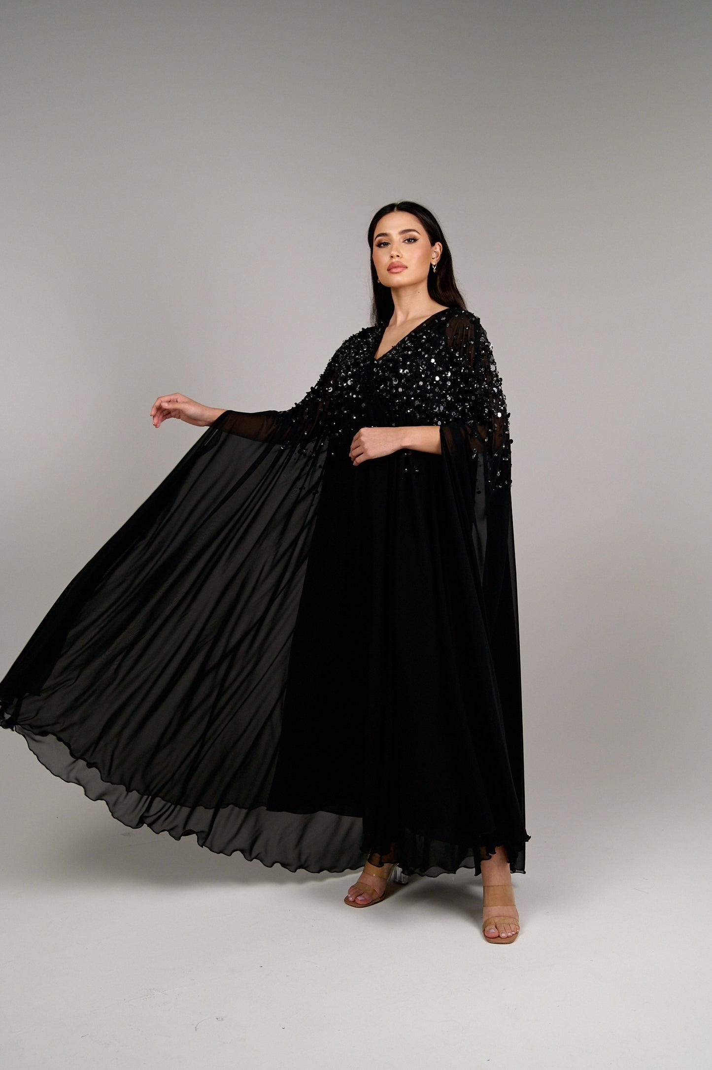 Starlit Veil Abaya