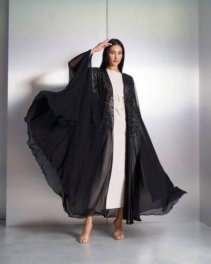 Aurora Noir Abaya