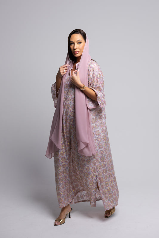 Blush Elegance Caftan