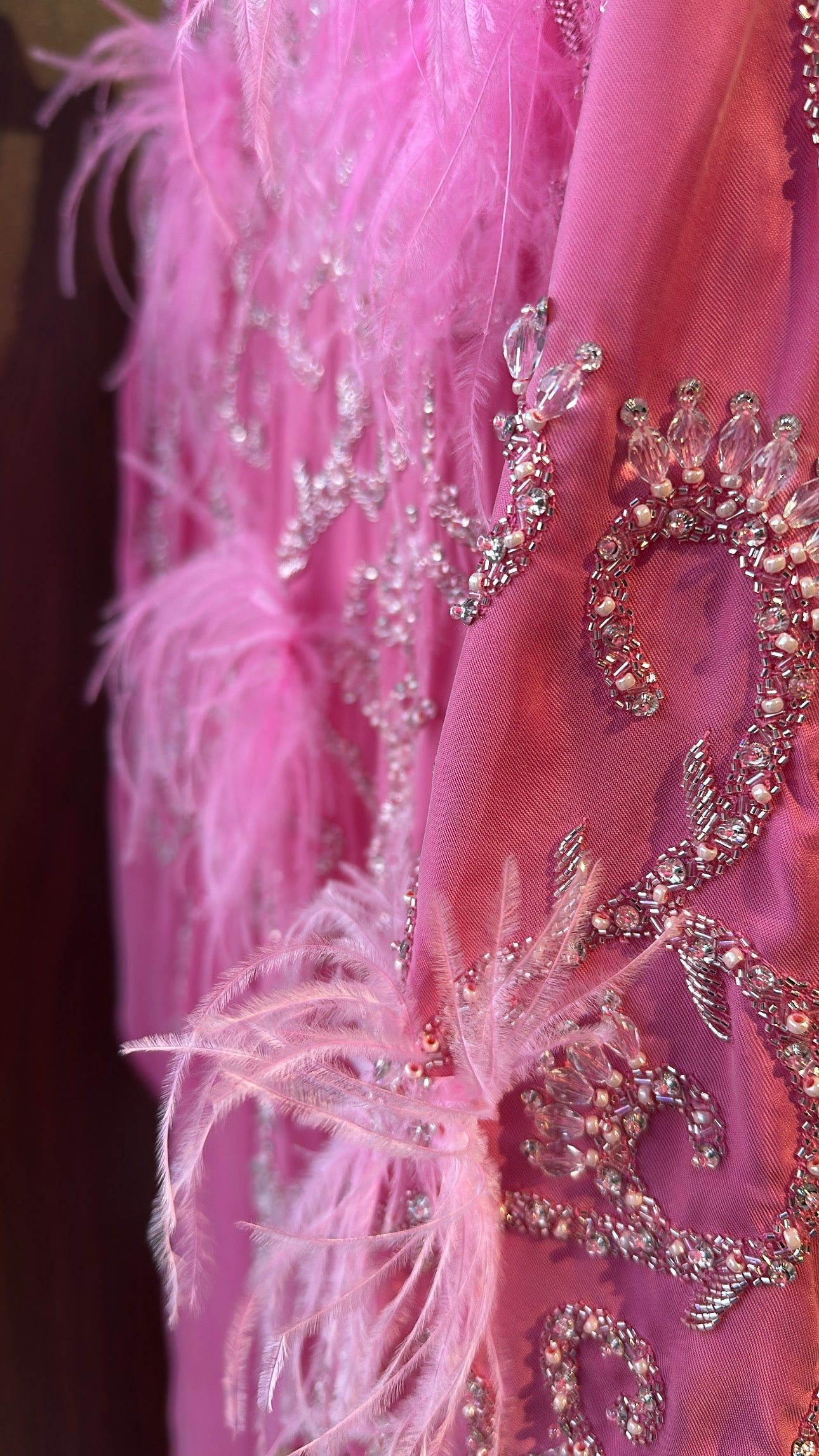 Feathered Glow Caftan