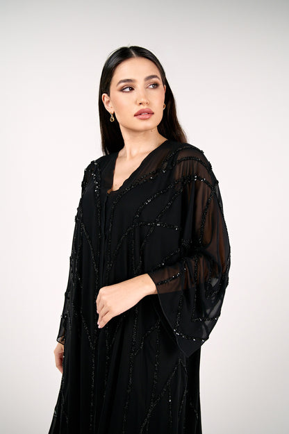 Noir Elegance Abaya