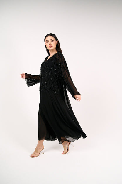 Noir Hive Abaya