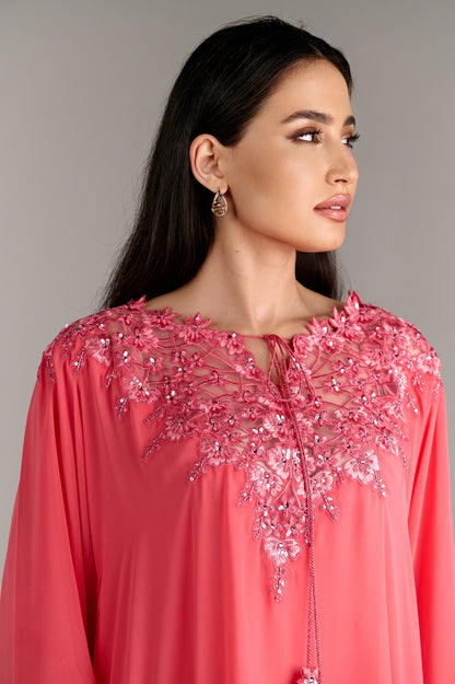 Peach Bloom Caftan