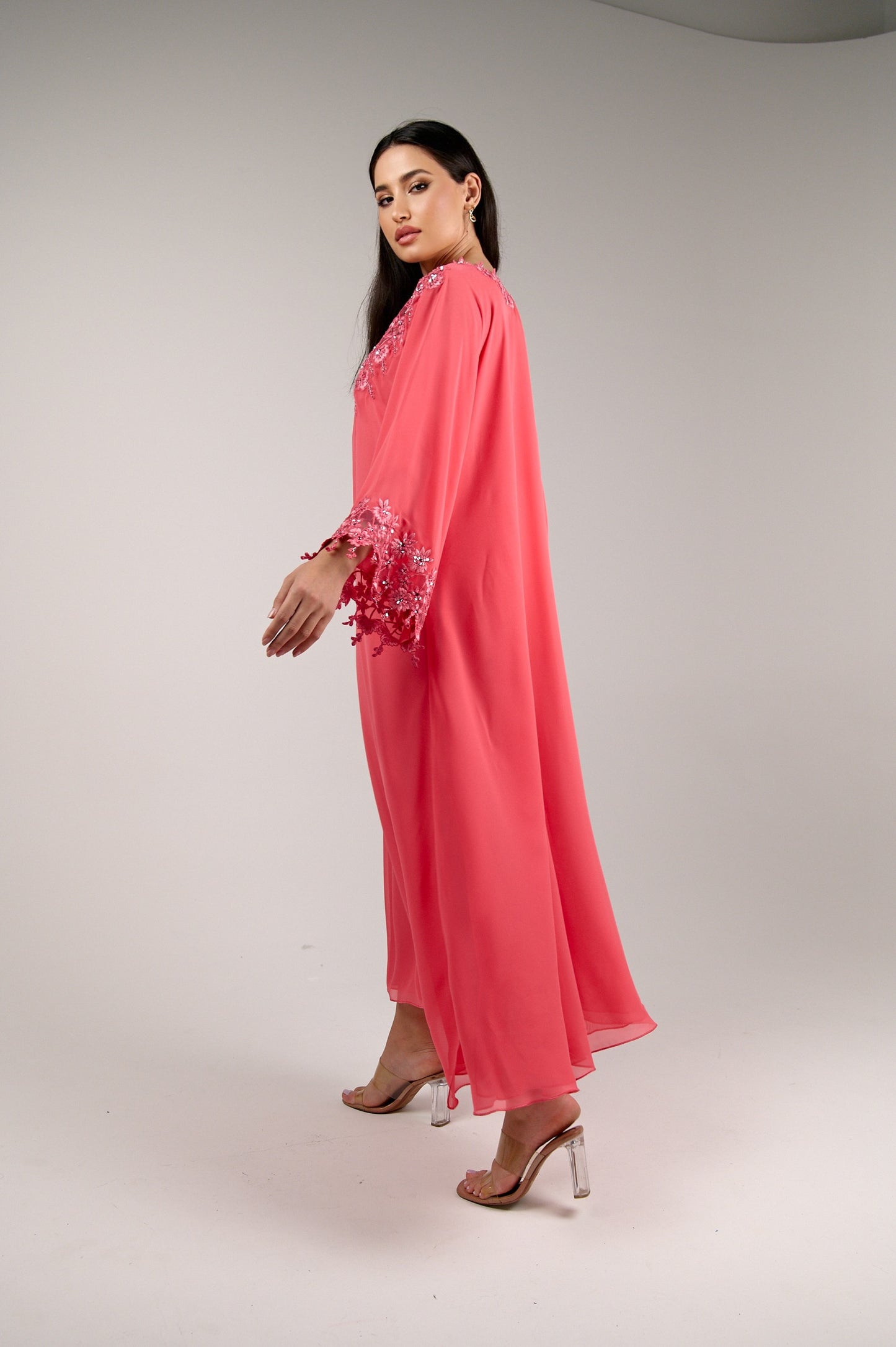 Peach Bloom Caftan