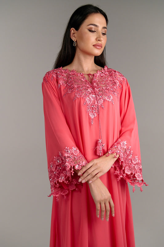 Peach Bloom Caftan