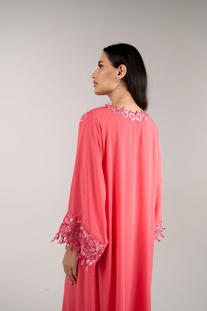 Peach Bloom Caftan