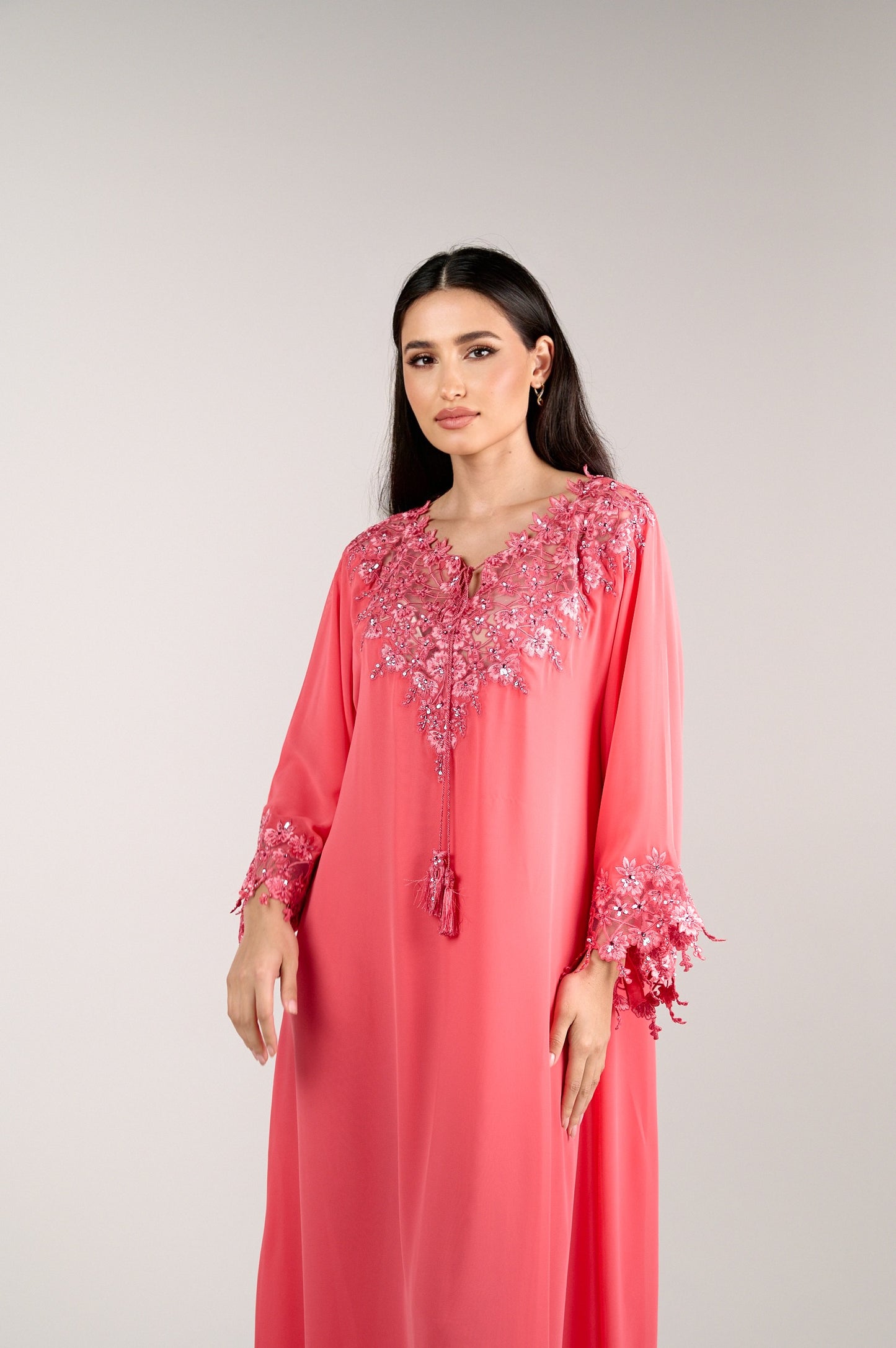 Peach Bloom Caftan